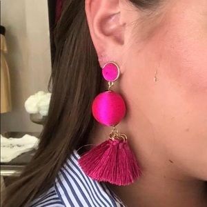 💗Hot Pink Premium Tassle Earrings